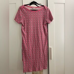 Boden Pink Giraffe Print Dress Sz. 10